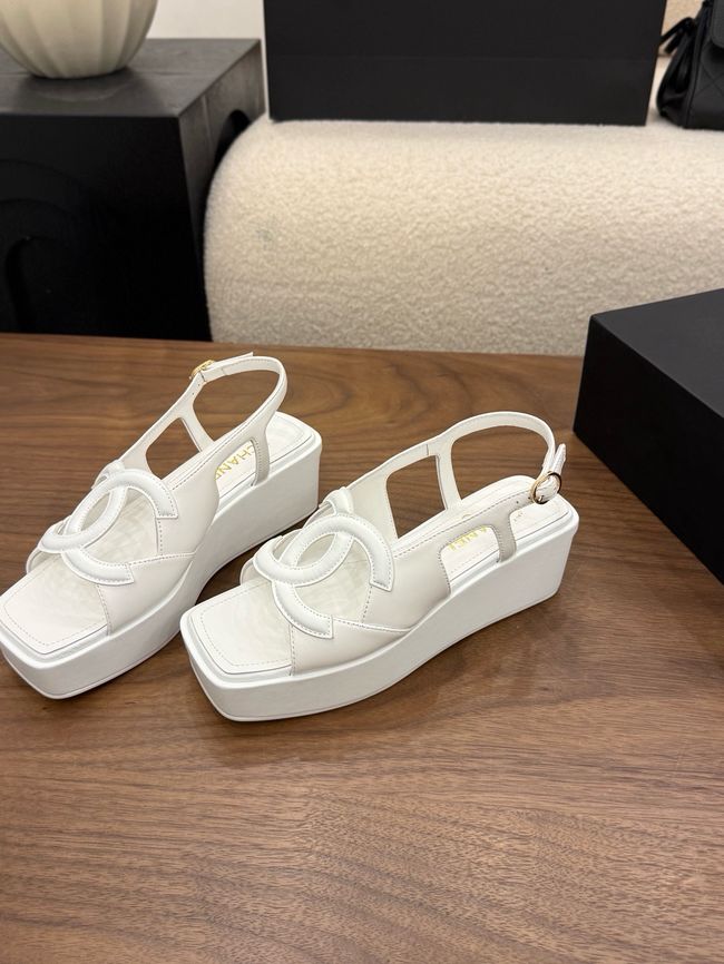 CHANEL Sandals Calfskin 55mm G47401-5