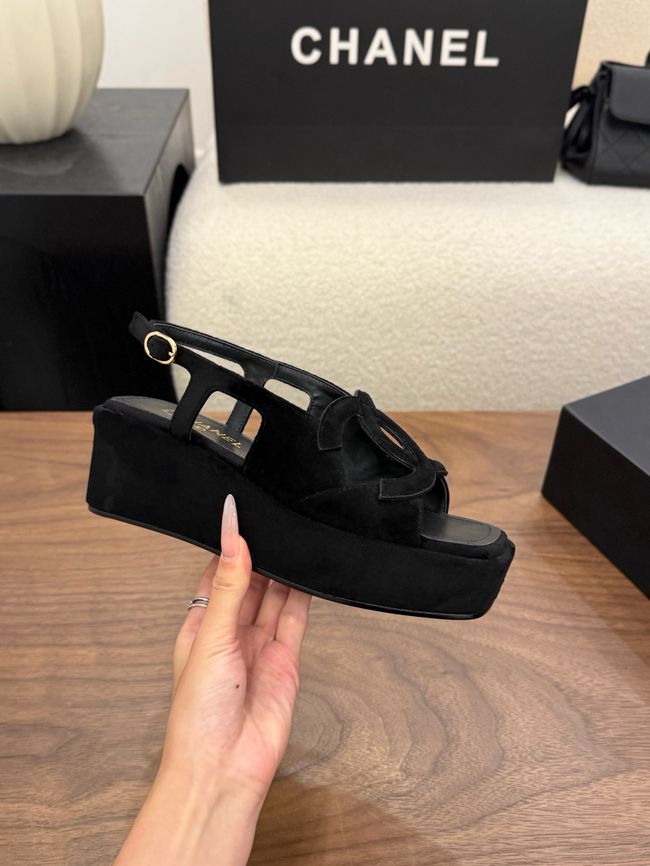 CHANEL Sandals Calfskin 55mm G47401-6