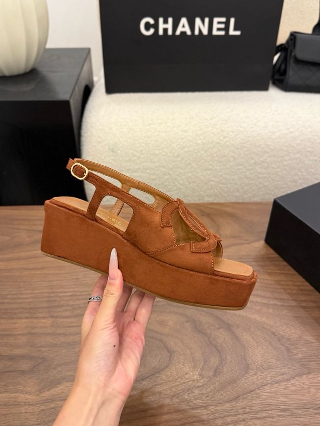 CHANEL Sandals Calfskin 55mm G47401-7