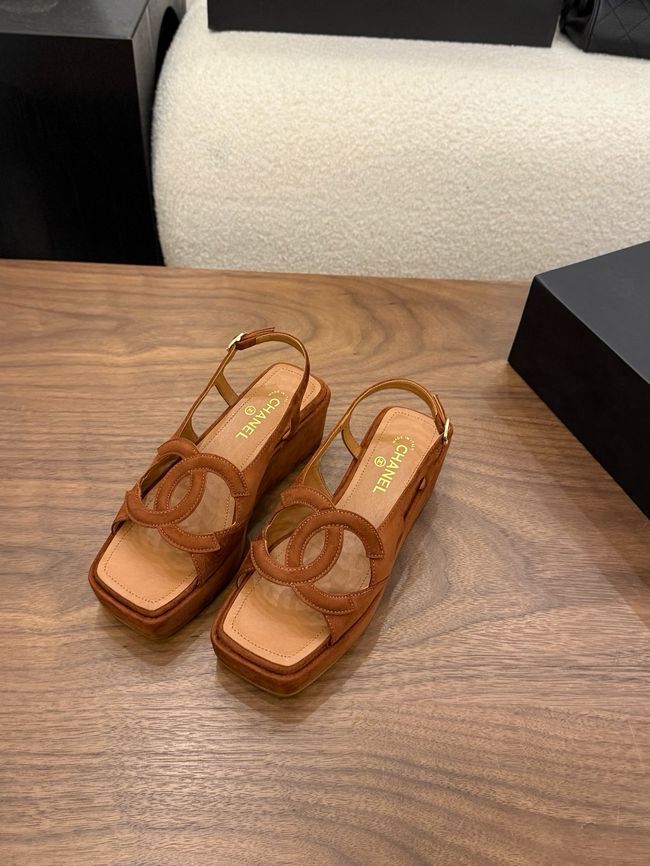 CHANEL Sandals Calfskin 55mm G47401-7
