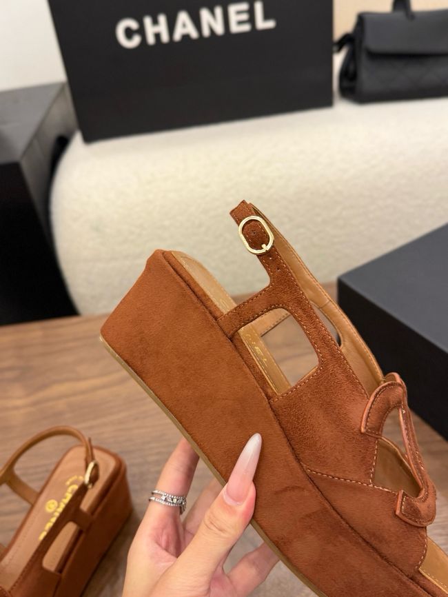 CHANEL Sandals Calfskin 55mm G47401-7