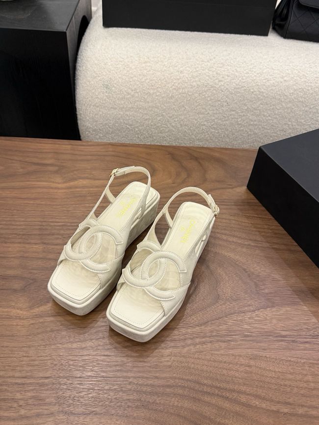 CHANEL Sandals Calfskin 55mm G47401-8