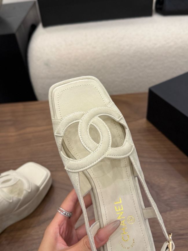 CHANEL Sandals Calfskin 55mm G47401-8