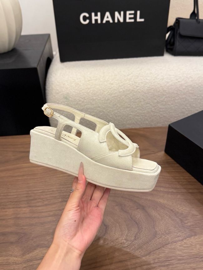 CHANEL Sandals Calfskin 55mm G47401-8