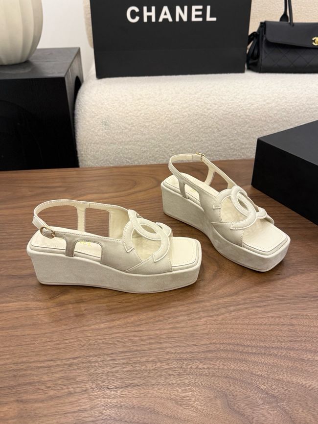 CHANEL Sandals Calfskin 55mm G47401-8