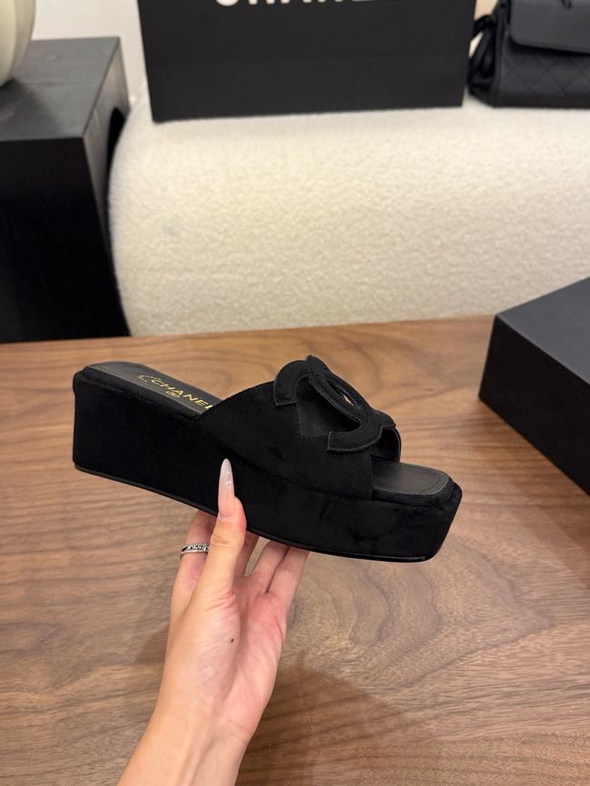 CHANEL slippers 5CM 64203-1
