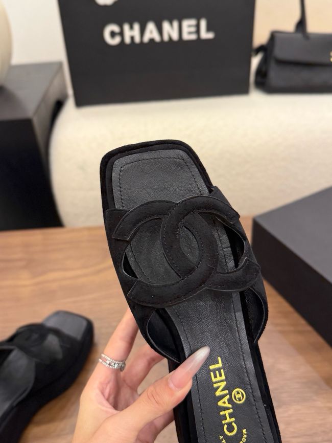 CHANEL slippers 5CM 64203-1