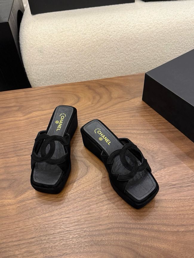 CHANEL slippers 5CM 64203-1