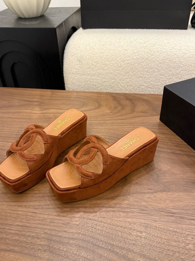 CHANEL slippers 5CM 64203-2
