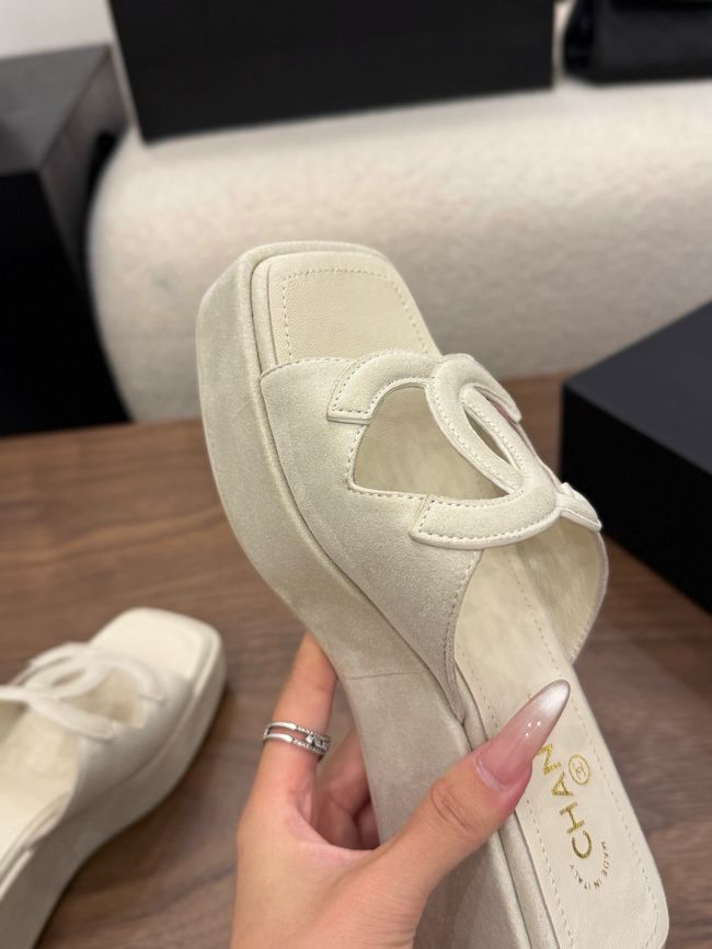 CHANEL slippers 5CM 64203-3