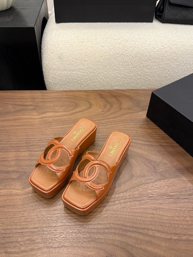 CHANEL slippers 5CM 64203-6