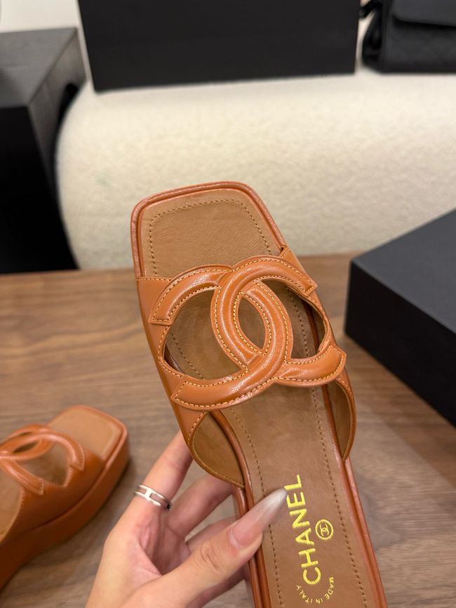 CHANEL slippers 5CM 64203-6