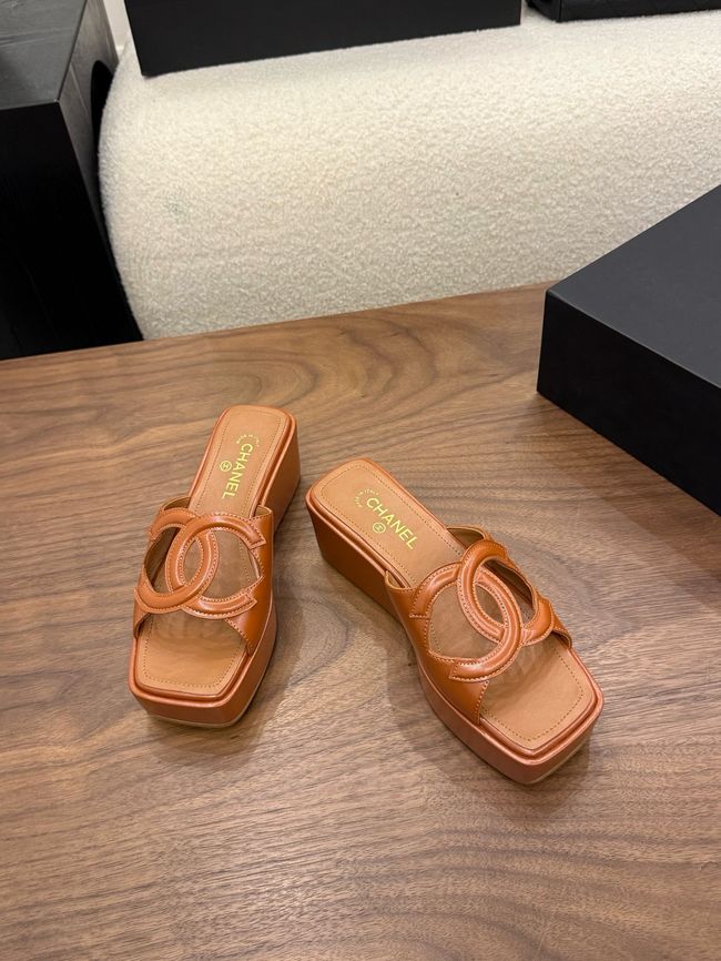CHANEL slippers 5CM 64203-6