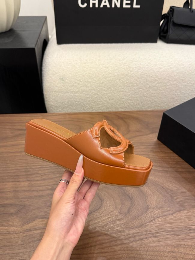 CHANEL slippers 5CM 64203-6