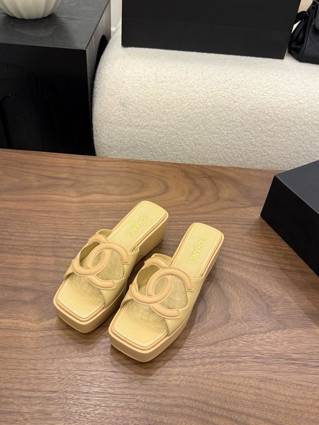 CHANEL slippers 5CM 64203-7
