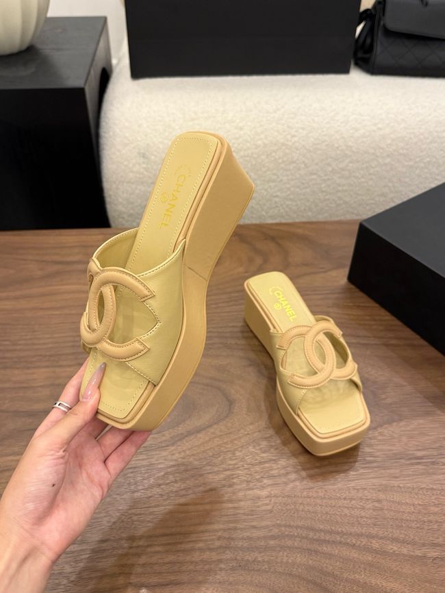 CHANEL slippers 5CM 64203-7