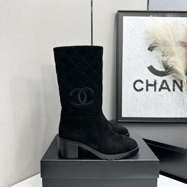 Chanel Mid-Calf Boots Suede 95409-2