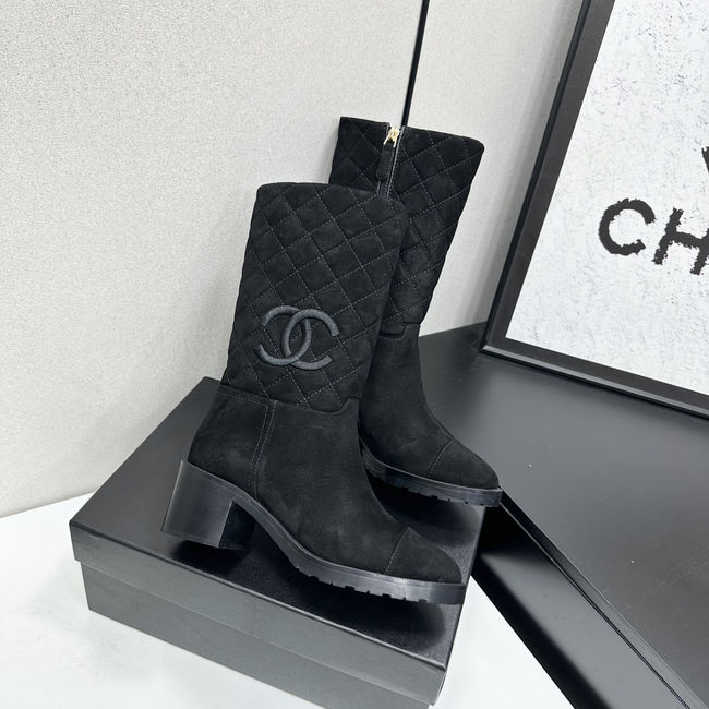 Chanel Mid-Calf Boots Shiny Calfskin 95409-2 Chanel Mid-Calf Boots Shiny Calfskin 95409-2