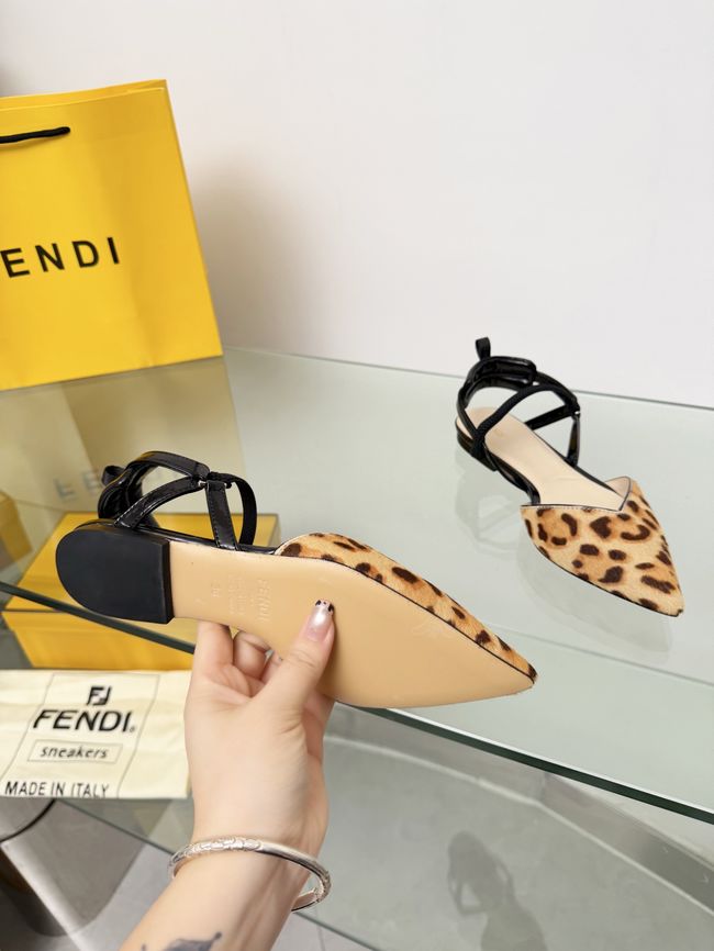 Fendi WOMENS SANDAL slingback Colibri Lite 8J8559-3