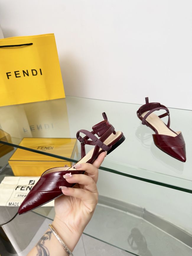 Fendi WOMENS SANDAL slingback Colibri Lite 8J8559-7