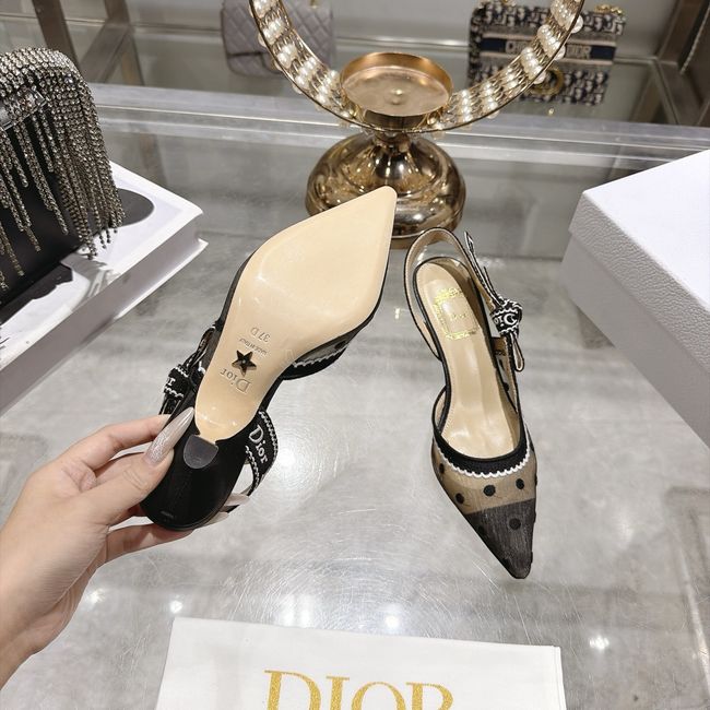 JAdior Slingback Pump Embroidered Plumetis CV642-1