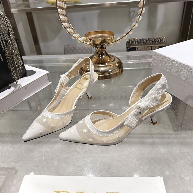 JAdior Slingback Pump Embroidered Plumetis CV642-2
