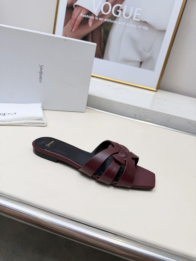 Saint Laurent tribute SANDALS in smooth leather 875936-2