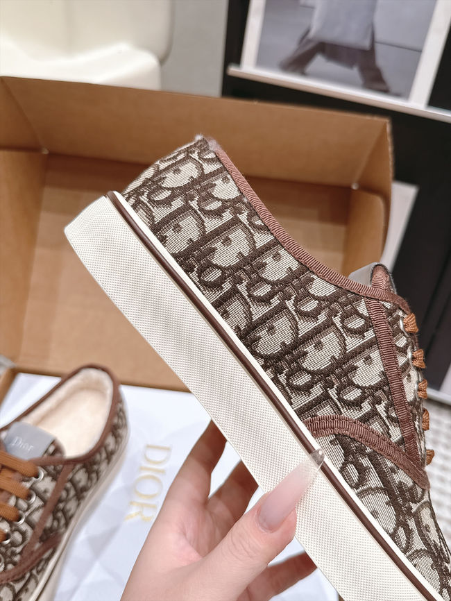 Walk Dior Sneaker Oblique Embroidered Mesh KCK537-2