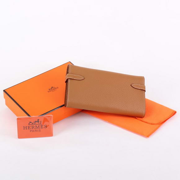 Hermes Kelly Bi-Fold Wallet A708 Coffee Hermes Kelly Bi-Fold Wallet A708 Coffee
