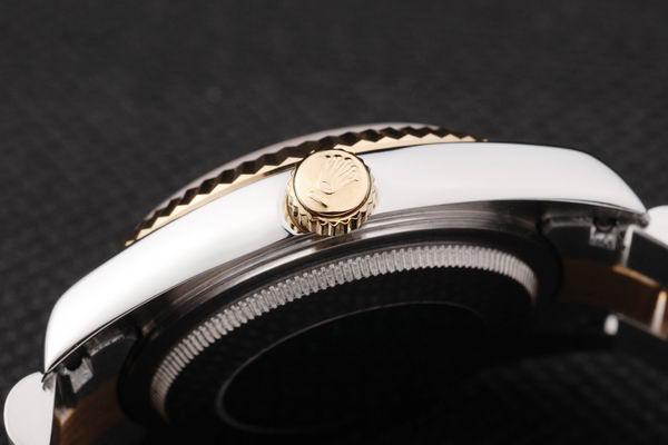 Rolex Datejust Golden Black Stainless Steel Men Watch-RD2405 Rolex Datejust Golden Black Stainless Steel Men Watch-RD2405
