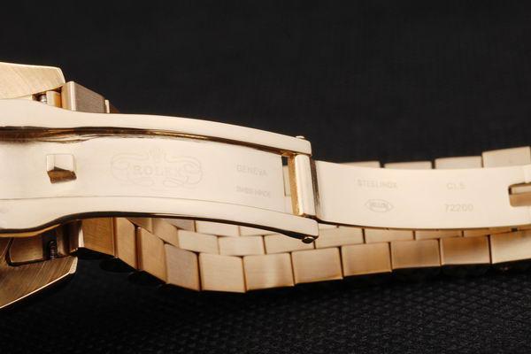Rolex Datejust Golden White Cutwork Stainless Steel Watch-RD2400 Rolex Datejust Golden White Cutwork Stainless Steel Watch-RD2400