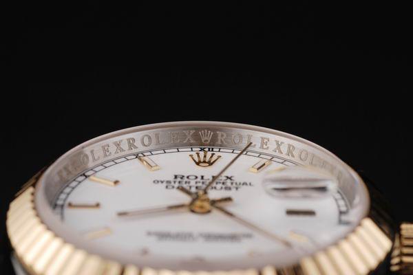 Rolex Datejust Golden&White Surface Men Watch-RD2366 Rolex Datejust Golden&White Surface Men Watch-RD2366